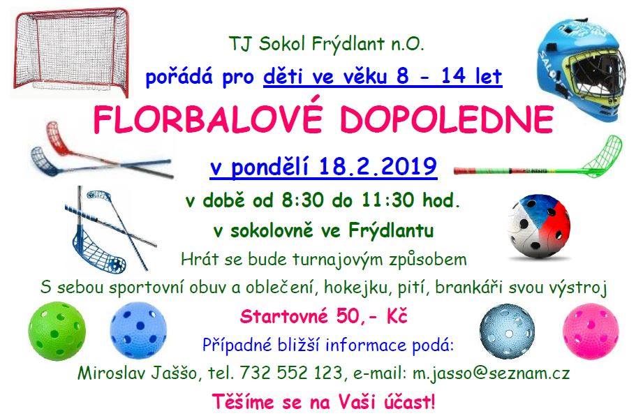 2019 Florbalové dopoledne