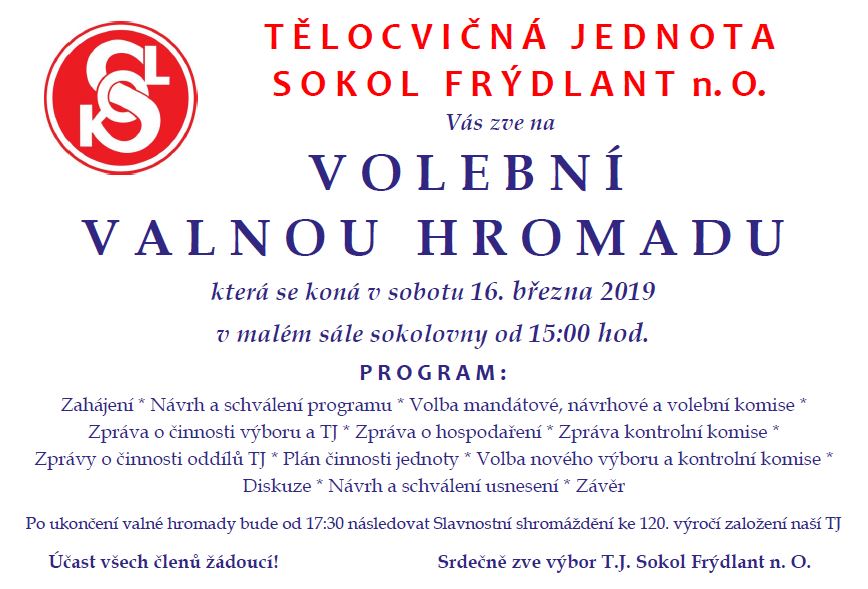 2019 Valná hromada