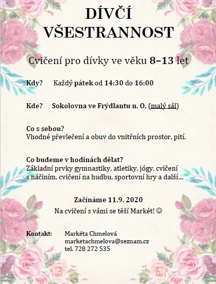 2020 Dívčí všestrannost